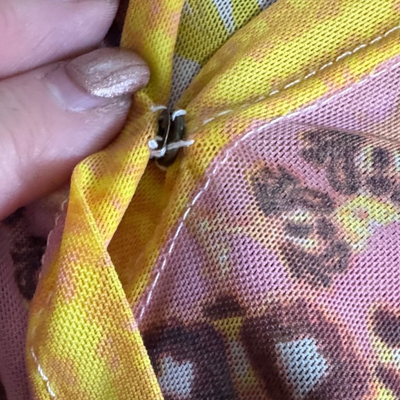 Free People Multicolor Floral Wrap Blouse - Picture 8 of 8